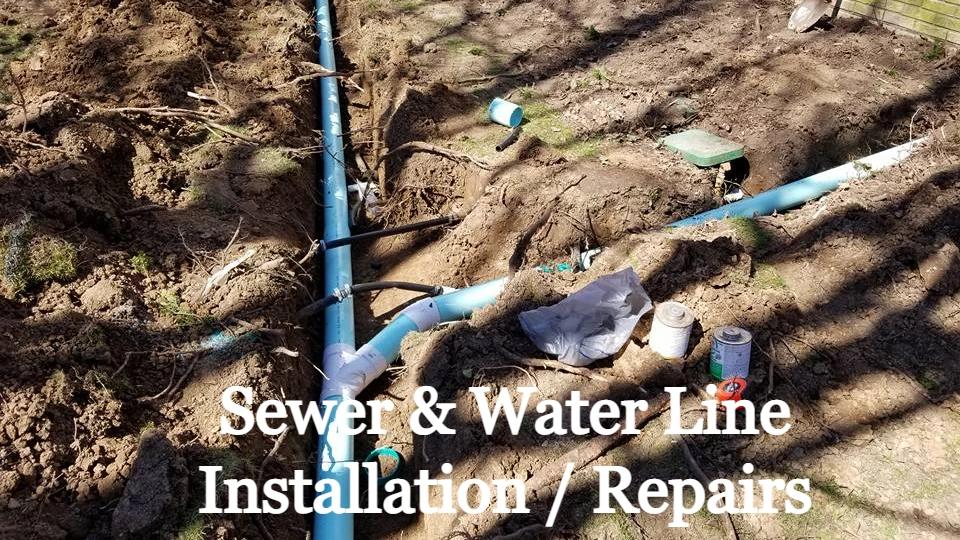 We are fully Licensed, Insured, Trained, and Ready for the Installation and Repairs of any new or existing Sewer & Water Lines