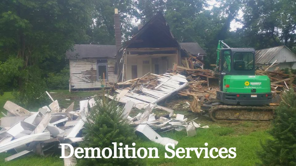 Romine Excavating & Septic of Hope, Indiana offers Demolition Services to help you clear out your property!
